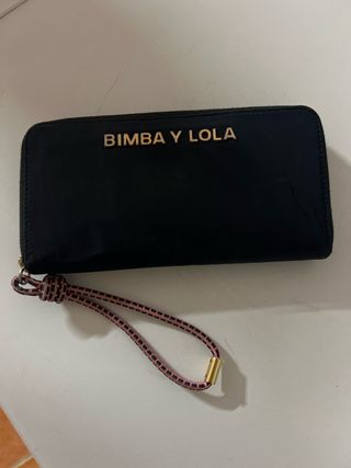 Cartera BIMBA Y LOLA Negra con Asa