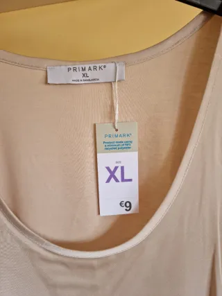 Top beige mujer talla XL