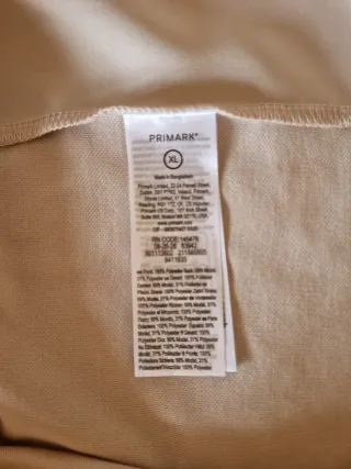 Top beige mujer talla XL