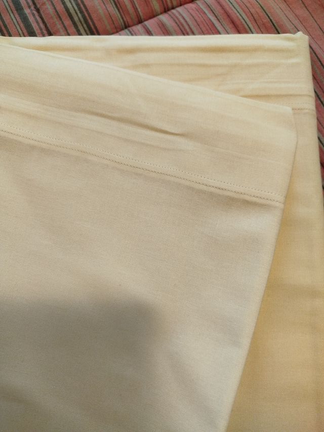 Lenzuolo Liscio 240x290cm Beige 100% Cotone