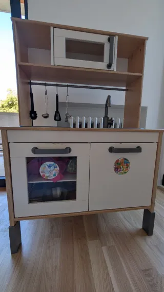 Cocina Infantil Madera Ikea + Accesorios