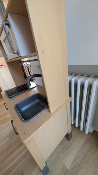 Cocina Infantil Madera Ikea + Accesorios