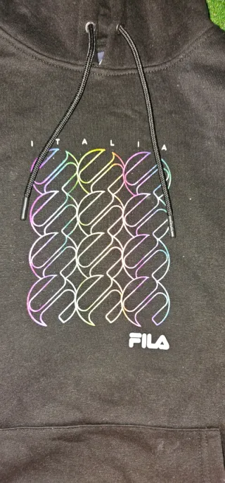 Sudadera Fila Vintage Negra