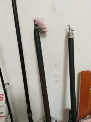 3 cañas de pescar para mar