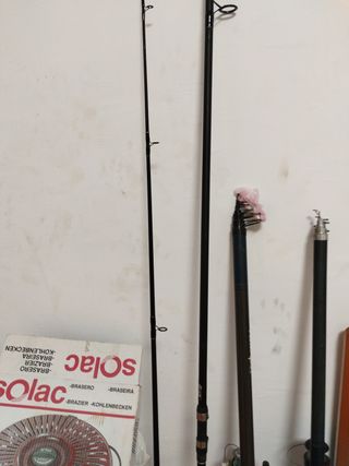 3 cañas de pescar para mar