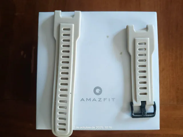 Amazfit T-Rex Beige con Caja y Cargador,2 correas 