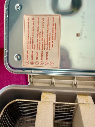 Freidora SIN USAR de aceite PHILIPS HL 3526/B