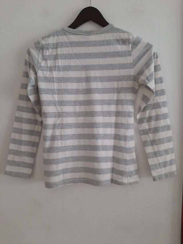 Camiseta Zara rayas gris 11-12 años