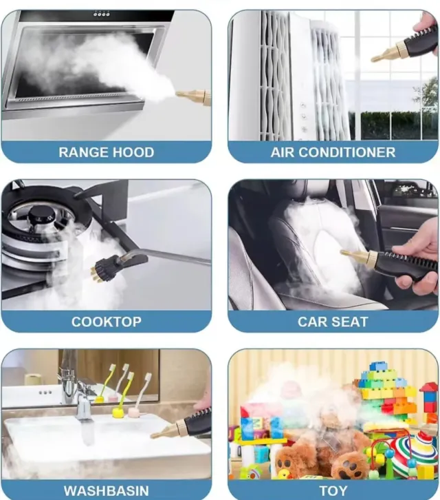 Limpiadora  a vapor portatil de 2500w NUEVO 