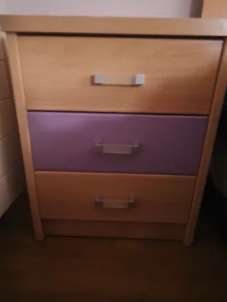 Mesilla de noche dormitorio infantil