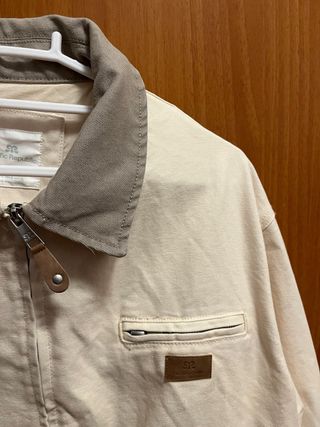 Chaqueta Beige Vintage Pull and Bear