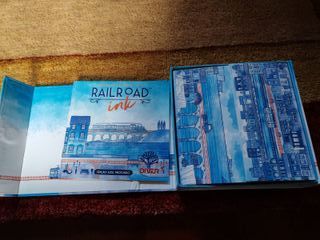 Railroad Ink Azul Boardgame