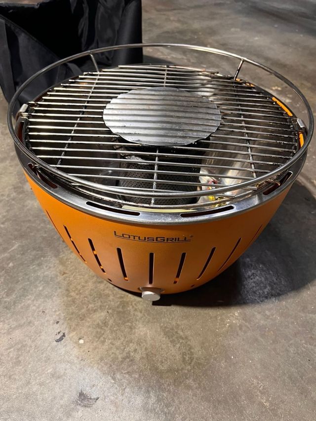 Barbacoa Portátil Lotus Grill Naranja