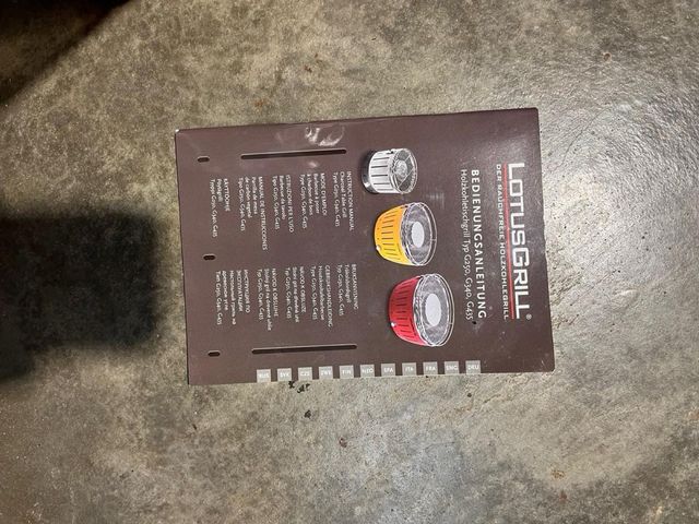 Barbacoa Portátil Lotus Grill Naranja