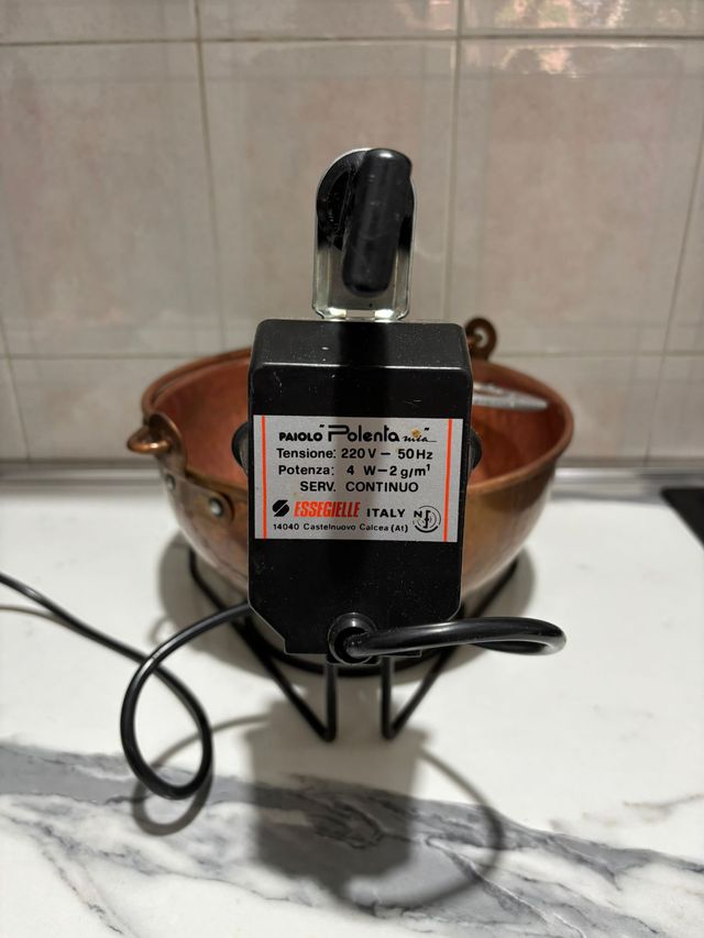 Paiolo Polenta in Rame Essegielle