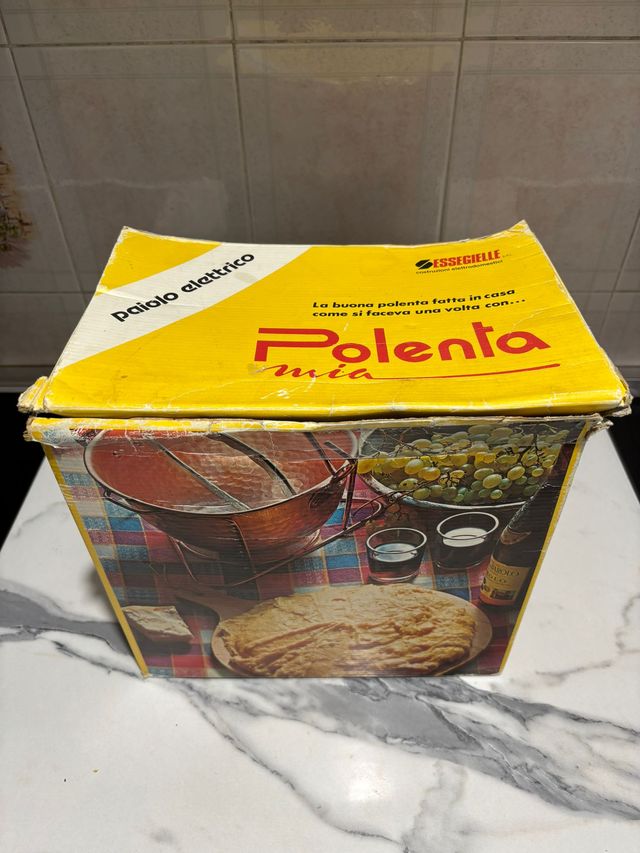 Paiolo Polenta in Rame Essegielle