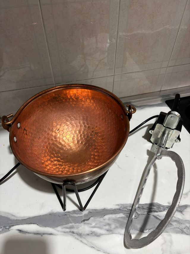 Paiolo Polenta in Rame Essegielle