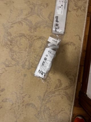 Barra cortina ducha VIKARN blanca Nueva