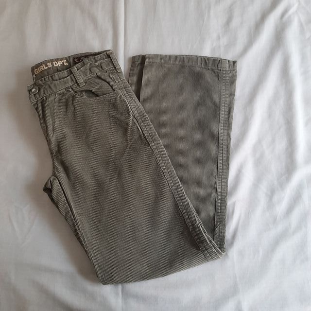 Pantalón pana verde 11-12 años