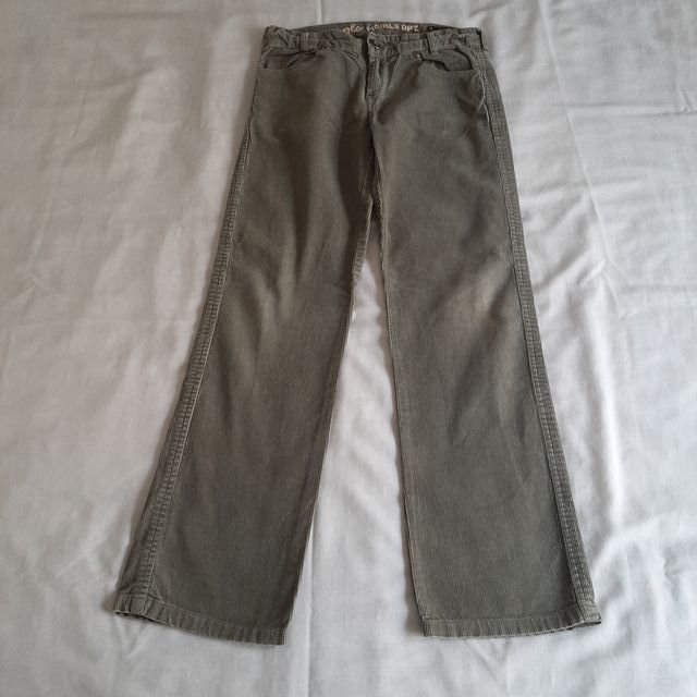 Pantalón pana verde 11-12 años