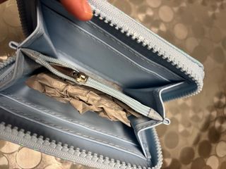 Portafoglio Cinnamoroll Sanrio glitterato azzurro