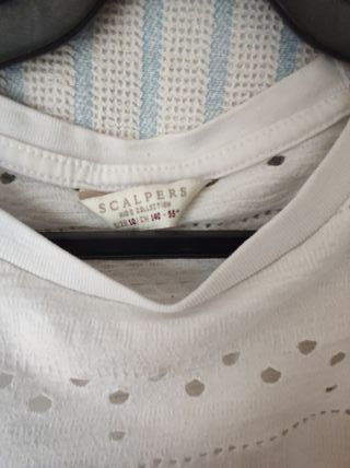 Top niña blanco calado Scalpers