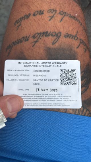 Cartier Santos Diamantes Nuevo Fullset