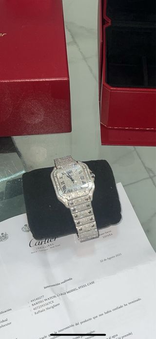 Cartier Santos Diamantes Nuevo Fullset