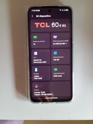 TCL 60R 5G 128GB Nuevo