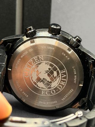 Reloj Citizen Eco-Drive Cronógrafo Negro