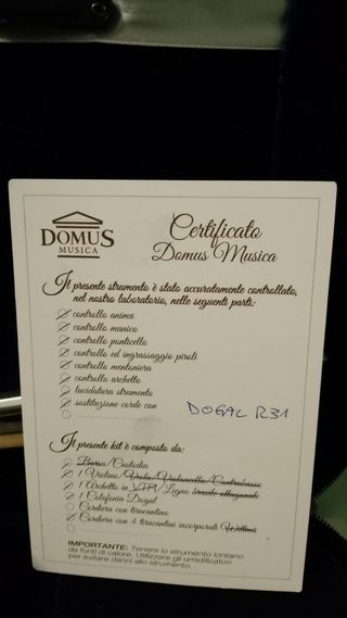 Violino con archetto e custodia