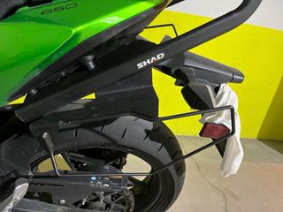 Kit Soporte Baúl y Alforjas Moto. Kawasaki Z 650