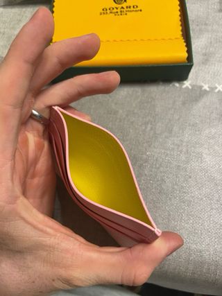 Tarjetero Rosa elegante