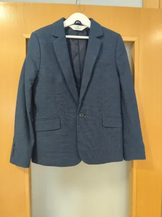 Americana niño comunión H&M azul T.M