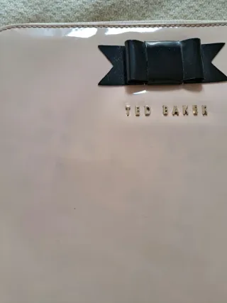 Bolso Cartera Rosa Palo Charol Ted Baker Lazo