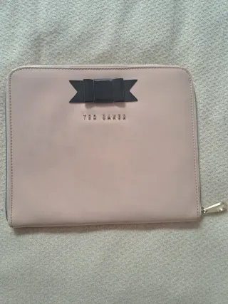 Bolso Cartera Rosa Palo Charol Ted Baker Lazo
