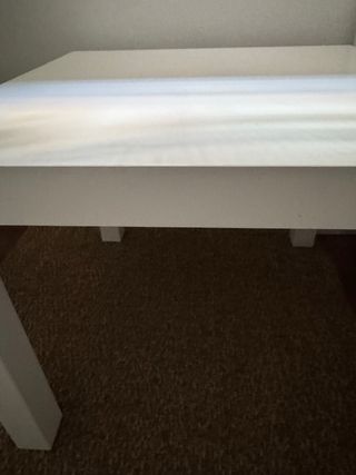 Mesita auxiliar blanca Ikea