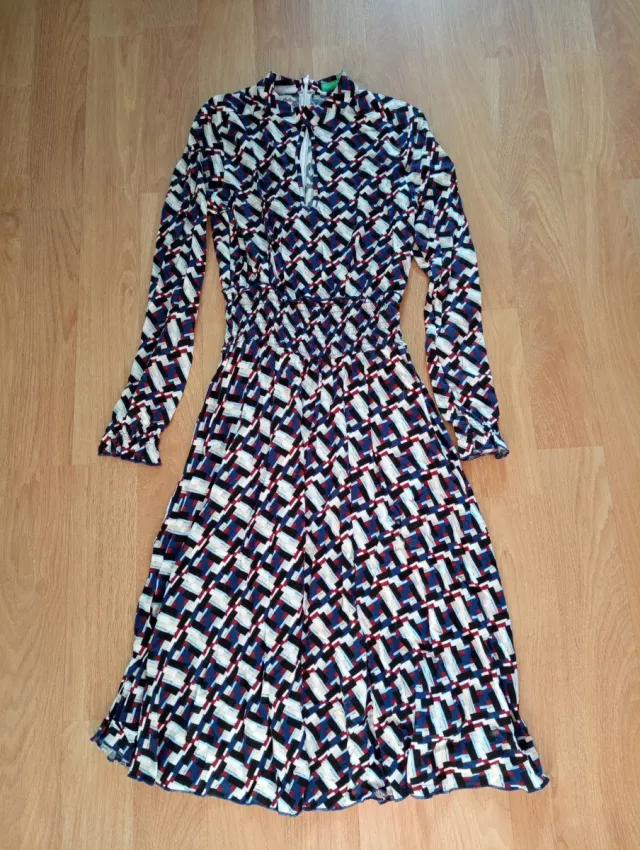 Vestido Benetton estampado