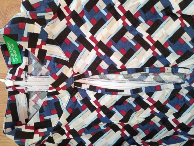 Vestido Benetton estampado