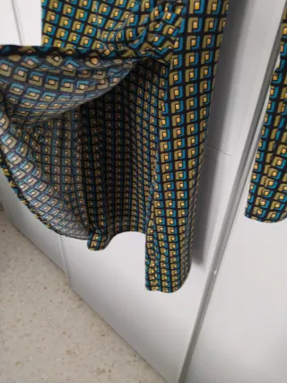 Vestido drapeado Lingam Talla L