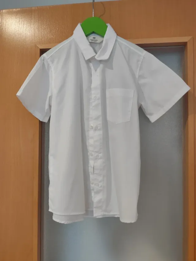Camisa blanca H&M comunión manga corta
