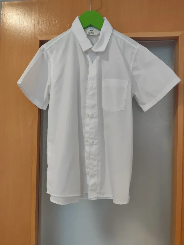 Camisa blanca H&M comunión manga corta