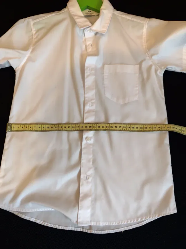 Camisa blanca H&M comunión manga corta