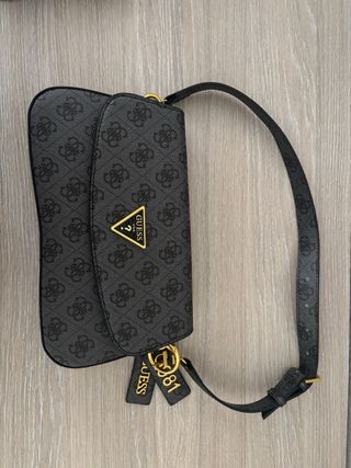Bolso Guess Negro y Gris