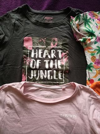 Lote 10  Camisetas Manga Corta Talla 8-10