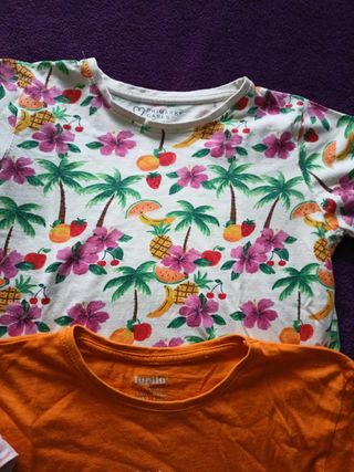 Lote 10  Camisetas Manga Corta Talla 8-10