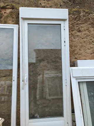 Puerta Balcón Blanca 90x228