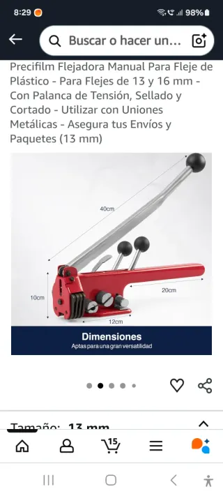 Máquina Flejadora Manual