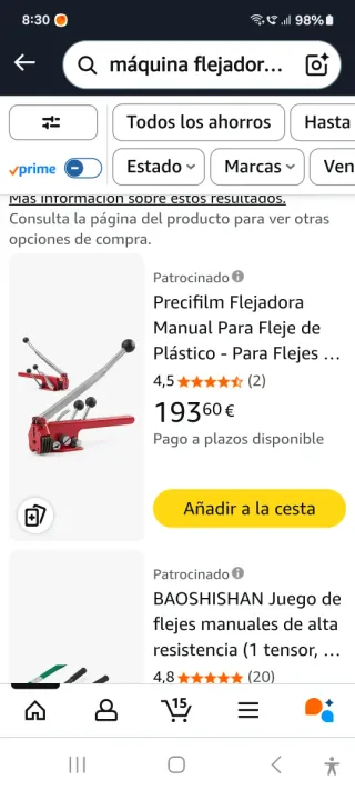 Máquina Flejadora Manual