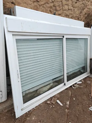 Ventana aluminio corredera 127x230